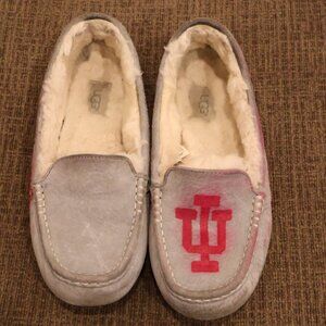 Indiana University Ugg Ansley Slippers